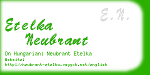 etelka neubrant business card